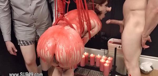  Extreme violently copulated bdsm babe